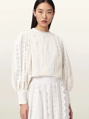 AllSaints bluzka bawełniana HART