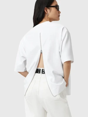 AllSaints bluzka DANI damska kolor biały gładka W002JD