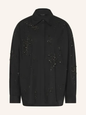 Allsaints Bluzka Koszulowa Gemi Z Kamieniami Ozdobnymi schwarz