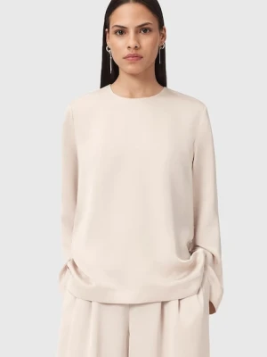 AllSaints bluzka LEANNE damska kolor biały gładka W019PD