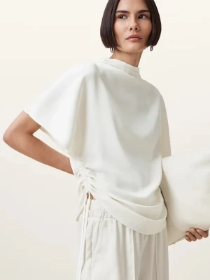 AllSaints bluzka LESLIE damska kolor biały gładka W024PD