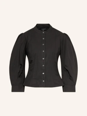 Allsaints Bluzka Maud Z Rękawami 3/4 schwarz CZARNY