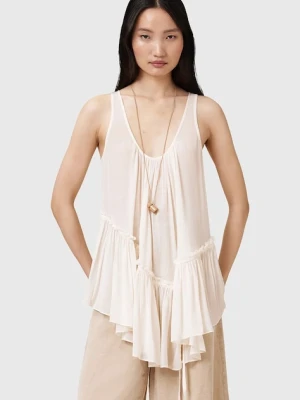 AllSaints bluzka RACH damska kolor biały gładka W029PC