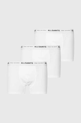 AllSaints bokserki bawełniane UNDERGROUND 3-pack kolor biały