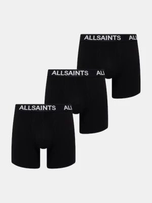 AllSaints bokserki męskie z bawełną 3-pack