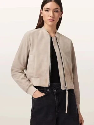 AllSaints bomberka damska zamszowa ORTEN