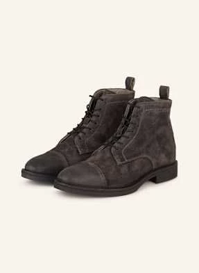 Allsaints Botki Sznurowane Drago grau