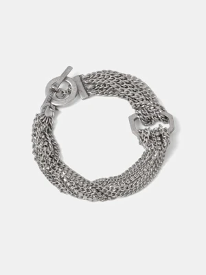 AllSaints bransoletka męska metalowa