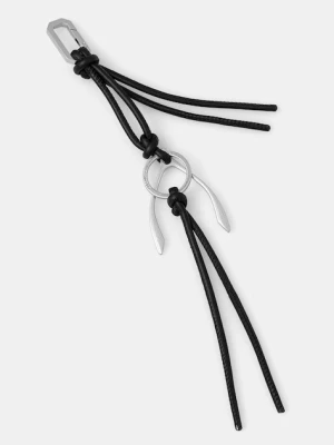 AllSaints brelok damski skórzany WISHBONE