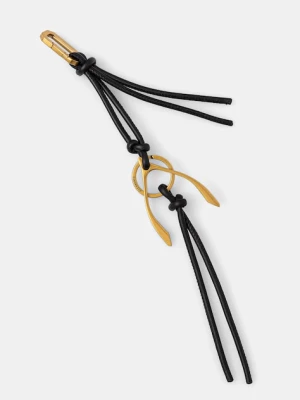 AllSaints brelok damski skórzany WISHBONE
