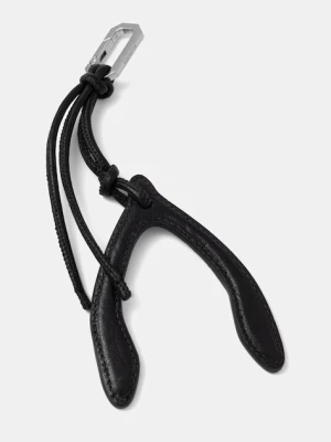 AllSaints brelok skórzany WISHBONE