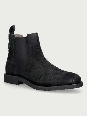 AllSaints buty męskie skórzane Clive Chelsea Boot czarny