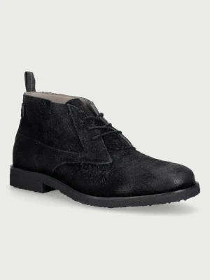 AllSaints buty męskie skórzane Clive Chukka Boot czarny
