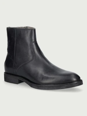 AllSaints buty męskie skórzane Lang Boot czarny