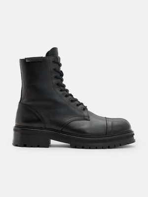 AllSaints buty skórzane Hank Boot męskie kolor czarny M004FB