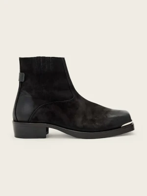 AllSaints buty skórzane ORLA TOE CAP BOOT męskie kolor czarny M033FD