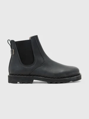 AllSaints buty wysokie SKIFF CHELSEA BOOT męskie kolor czarny M025FD