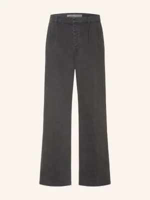Allsaints Chinosy Aston O Szerokim Kroju grau CZIEMNOSZARY