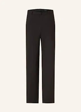 Allsaints Chinosy Halla Relaxed Wide Fit schwarz