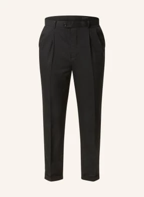 Allsaints Chinosy Tallis Tapered Cropped Fit schwarz