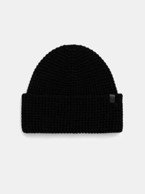 AllSaints czapka z dodatkiem wełny kolor czarny 29ASMC531463