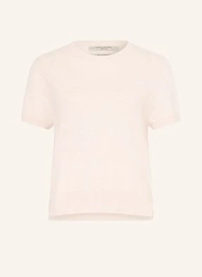 Allsaints Dzianinowa Koszulka Rebel Z Kaszmiru pink