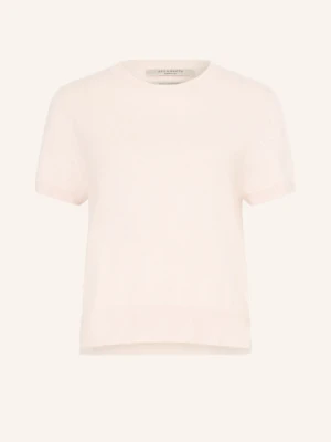 Allsaints Dzianinowa Koszulka Rebel Z Kaszmiru pink