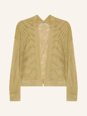 Allsaints Dzianinowa Narzutka Misha gold JASNOBRĄZOWY