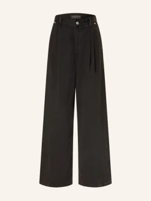 Allsaints Dżinsy Z Szerokimi Nogawkami Haze schwarz