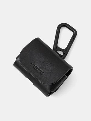 AllSaints etui na airpod skórzane AIRPOD CASE kolor czarny M079XB