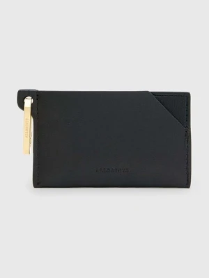 AllSaints etui na karty skórzane HEX CARDHOLDER kolor czarny W228XB