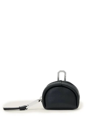 AllSaints etui na słuchawki damskie skórzane ROSALIE czarny
