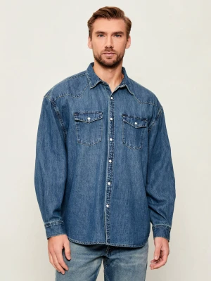 AllSaints Jeansowa koszula FENTON | Relaxed fit