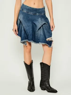 AllSaints Jeansowa spódnica CRISSY