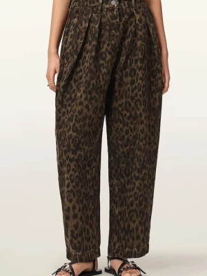 AllSaints jeansy barrel damskie