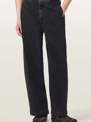 AllSaints jeansy barrel męskie RAAFI czarny