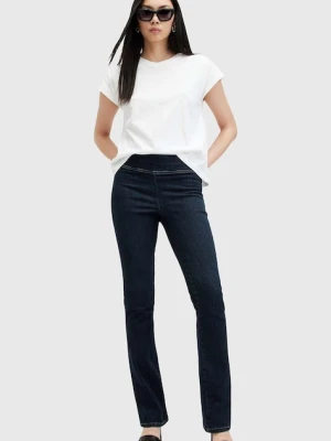 AllSaints jeansy bawełniane DANI SIZEME BOOTCUT kolor granatowy W007EC