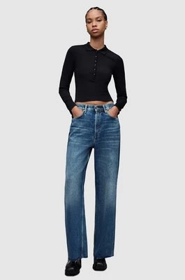 AllSaints jeansy Blake damskie high waist