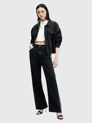 AllSaints jeansy BLAKE damskie high waist W017EB