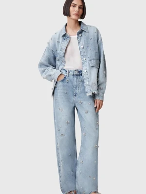 AllSaints jeansy BLAKE damskie high waist W072EC