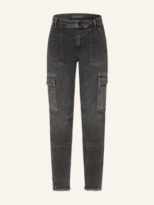 Allsaints Jeansy Bojówki Duran schwarz 162 Washed Black