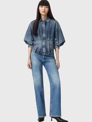 AllSaints jeansy BROOKLYN damskie high waist W027ED