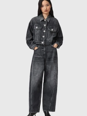 AllSaints jeansy CARTER damskie high waist W010ED