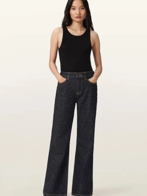 AllSaints jeansy EMBER damskie medium waist W098ED