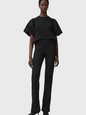 AllSaints jeansy HALDAN damskie high waist W009ED