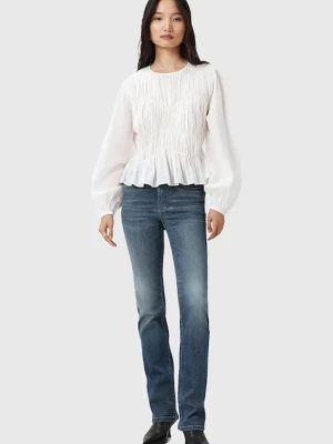 AllSaints jeansy HALDAN damskie medium waist W008ED