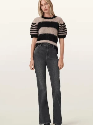 AllSaints jeansy MAISIE damskie high waist W030ED