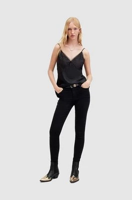 AllSaints jeansy MILLER SIZEME kolor czarny