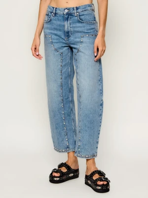 AllSaints Jeansy Sadie | Tapered fit niebieski