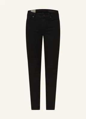 Allsaints Jeansy Skinny Miller Size Me schwarz